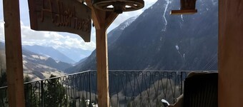 Chalet Adlerhorst am Großglockner: Vista Montagna, Terrazza Privata e Giardino Privato