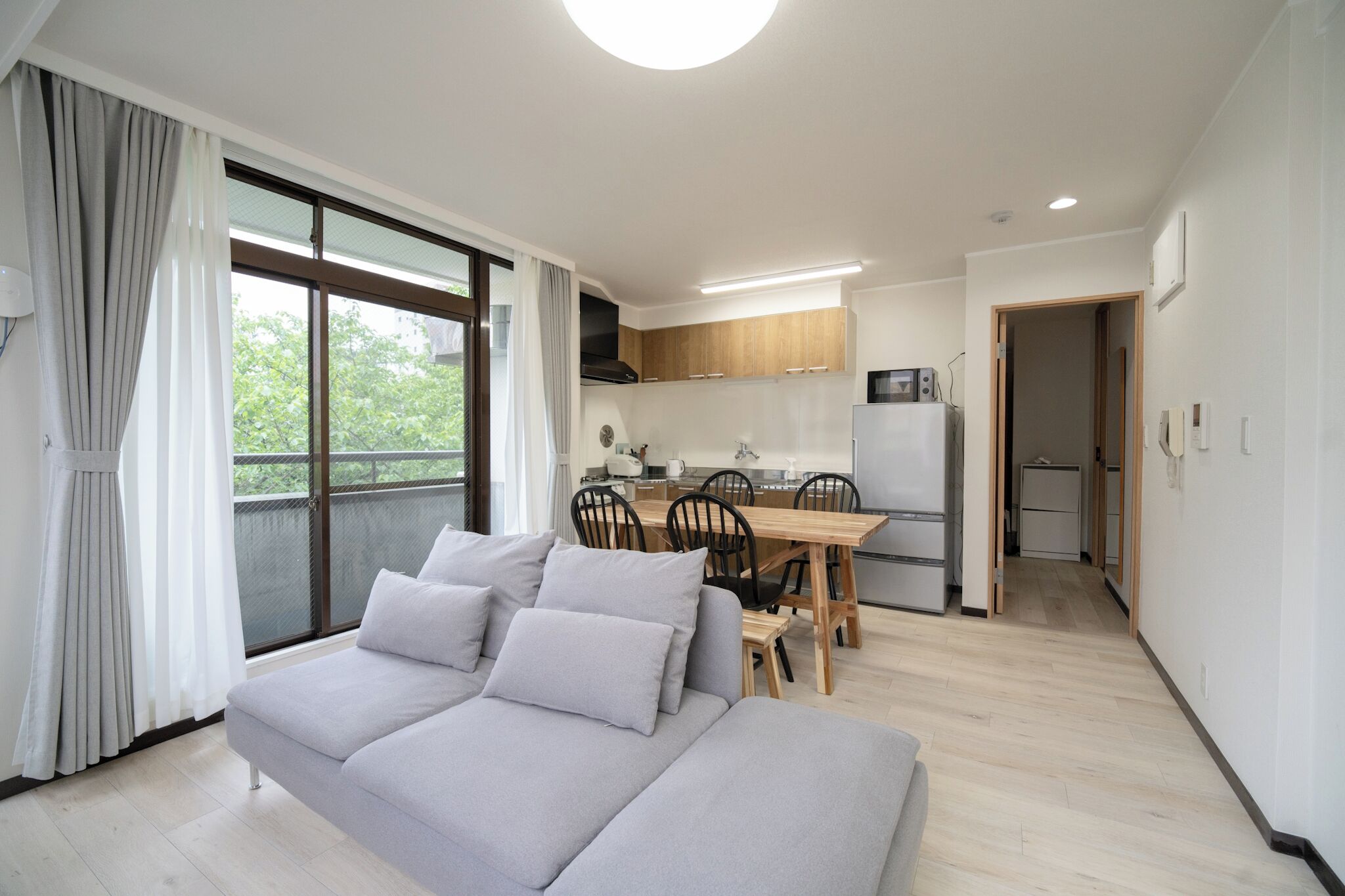 Appartement Familial, balcon, vue parc | Coin séjour