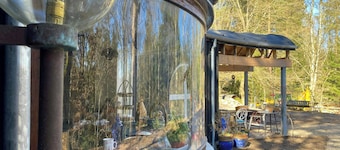 Maison sculpturale avec sauna prĂšs de ThorsĂž