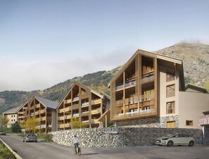 Apartment | Exterior - 2-person Studio Near Ski Lifts (Vaujany)