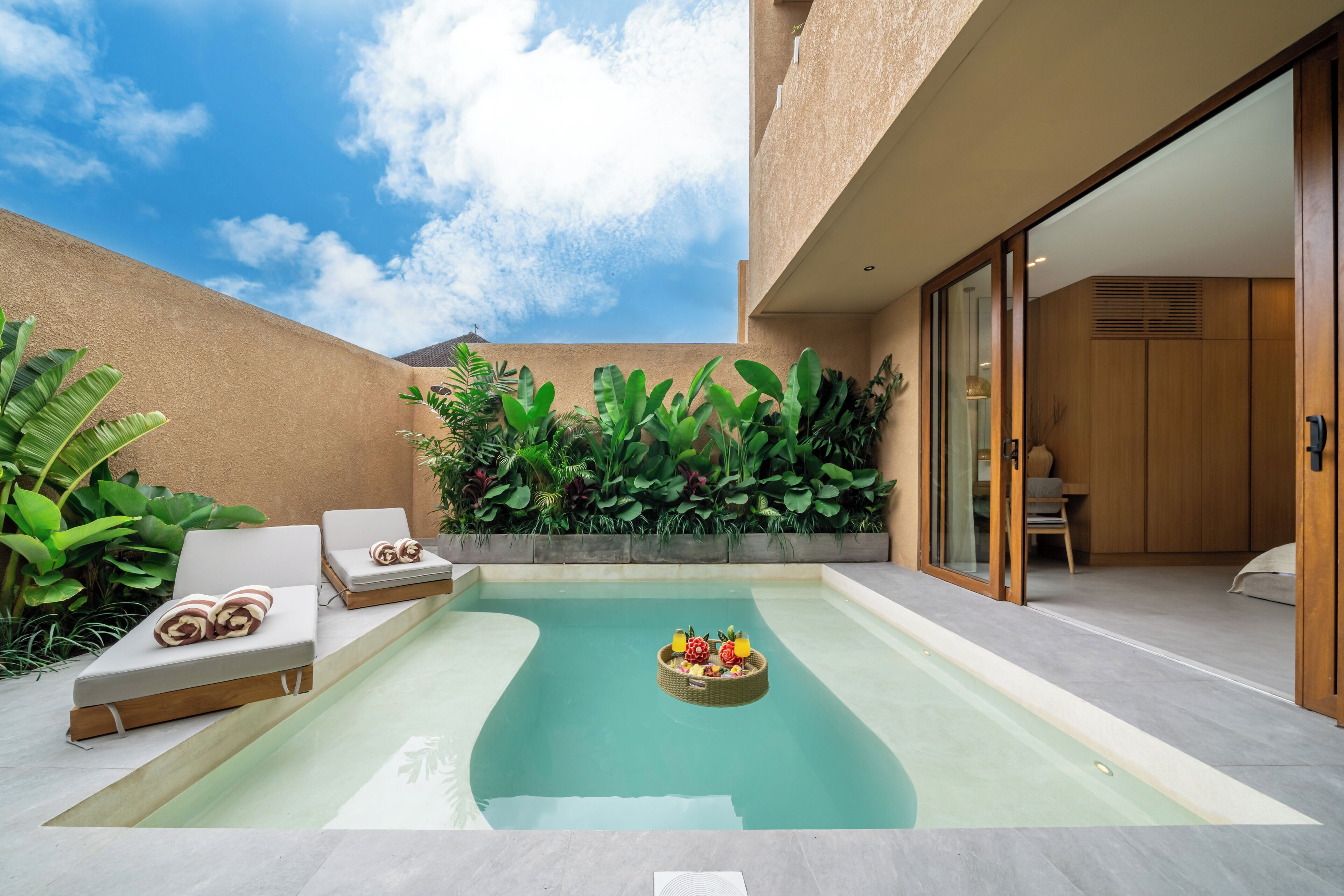 Villa – deluxe, 2 soverom, bassengutsikt | Privat basseng