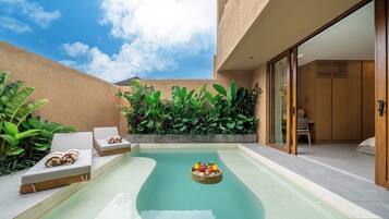 Villa – deluxe, 2 soverom, bassengutsikt | Privat basseng