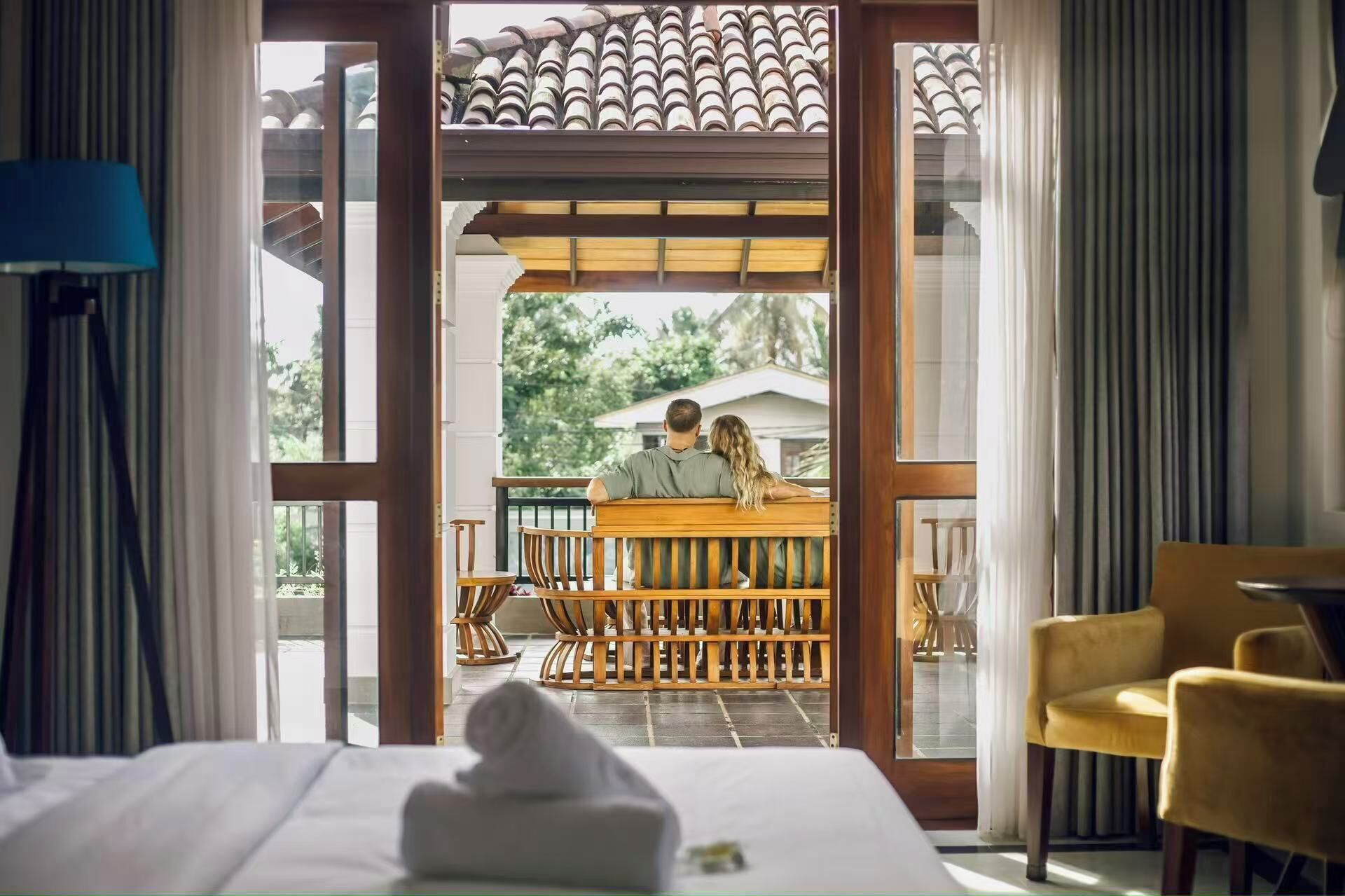 Deluxe Double Room, Pool View | Blackout curtains, free WiFi