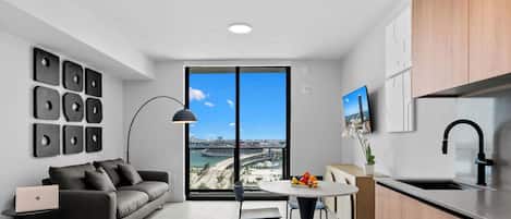 Studio Junior, vue ville | Coin séjour