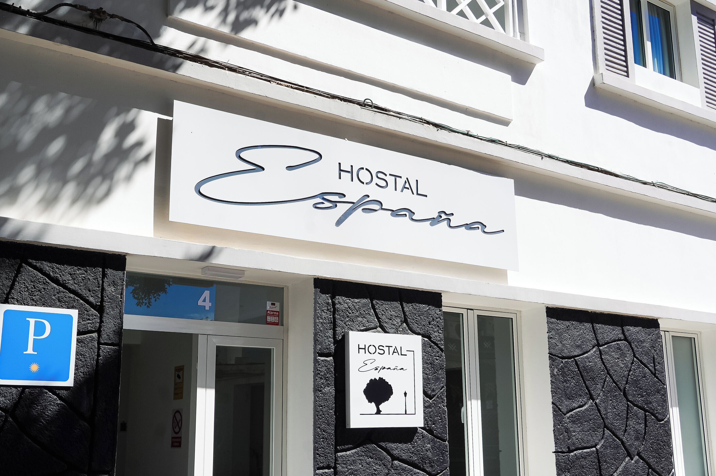 Voorkant van accommodatie