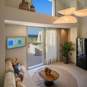 Elegant 2 Bedroom Suite with Hot Tub and Sea View | Ausblick vom Zimmer