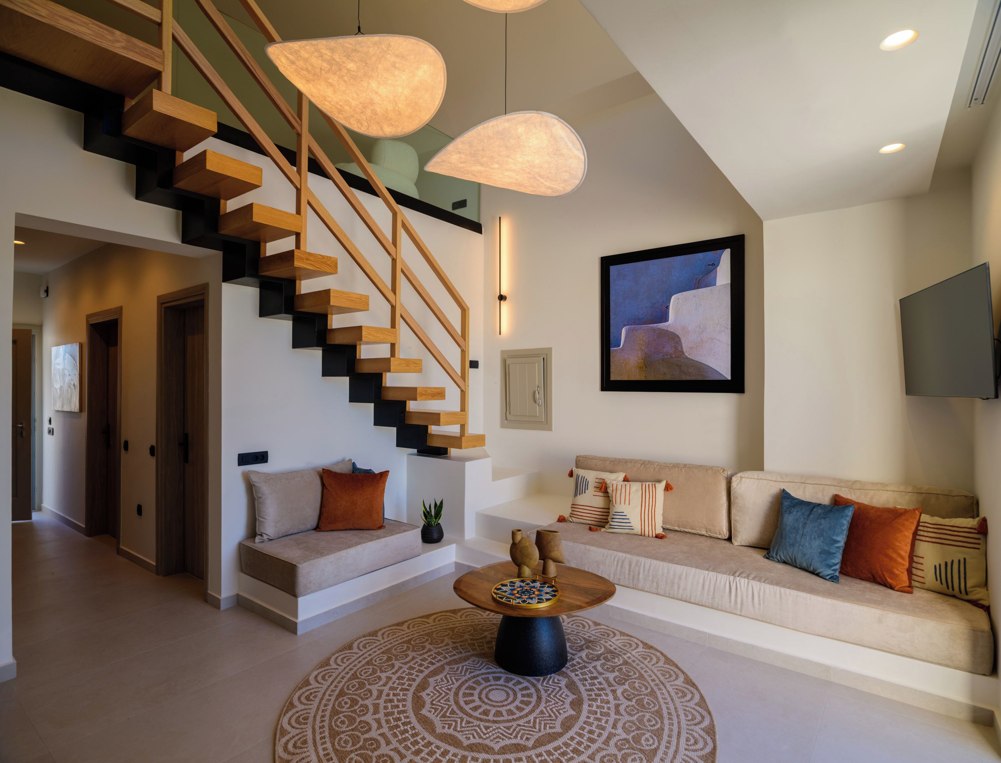 Elegant 2 Bedroom Suite with Hot Tub and Sea View | Área de sala de estar