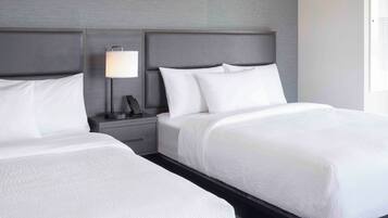 Studio Suite, 2 Queen Beds (Mobility Accessible, Roll-In Shower) | In-room safe, desk, laptop workspace, blackout drapes