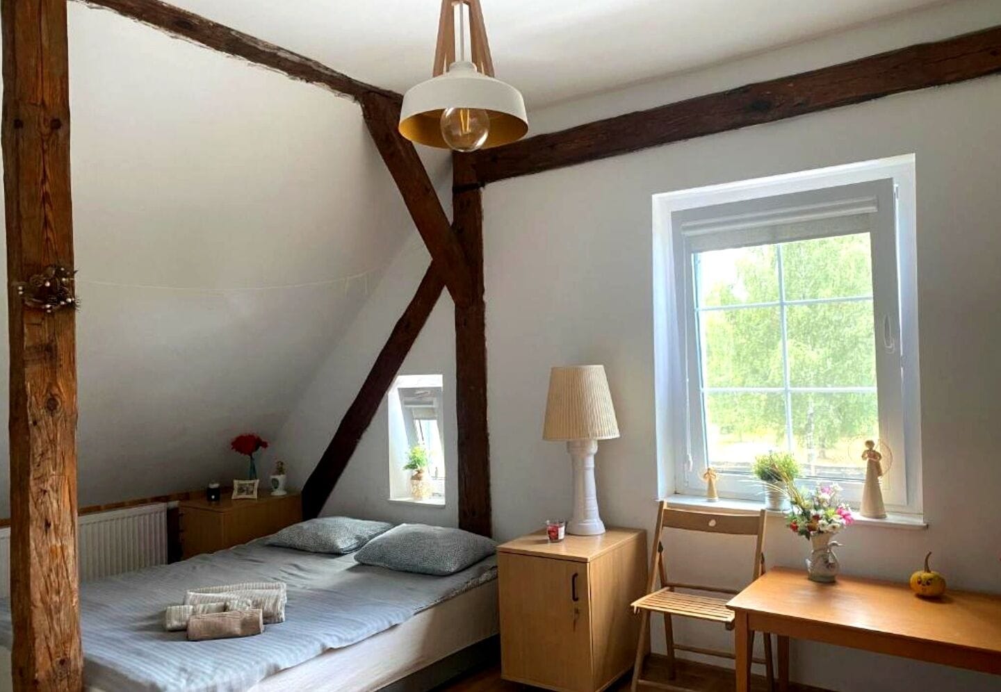 Chambre Quadruple Familiale, vue jardin | Cuisine privée