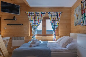 Chalet | Fer et planche à repasser, accès au Wi-Fi (inclus), literie fournie