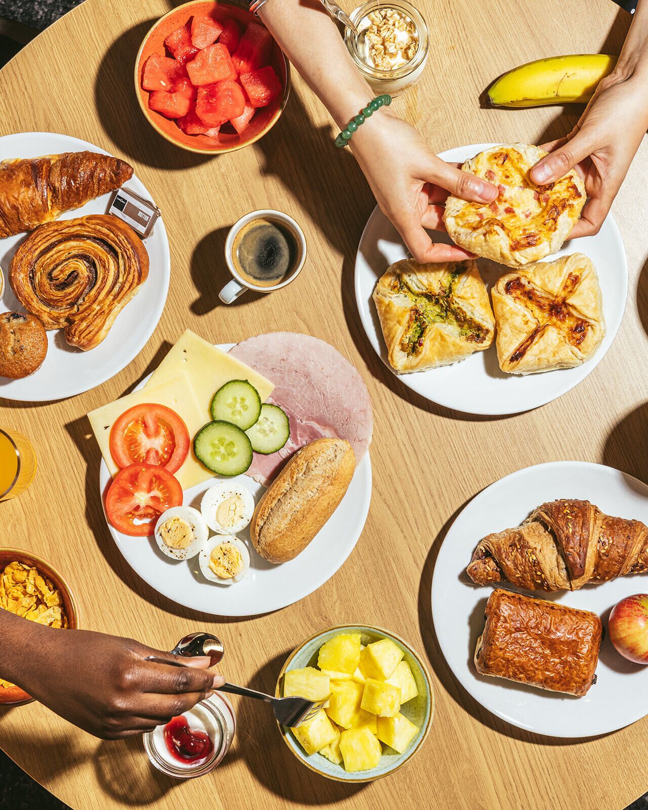 Daily continental breakfast for a fee