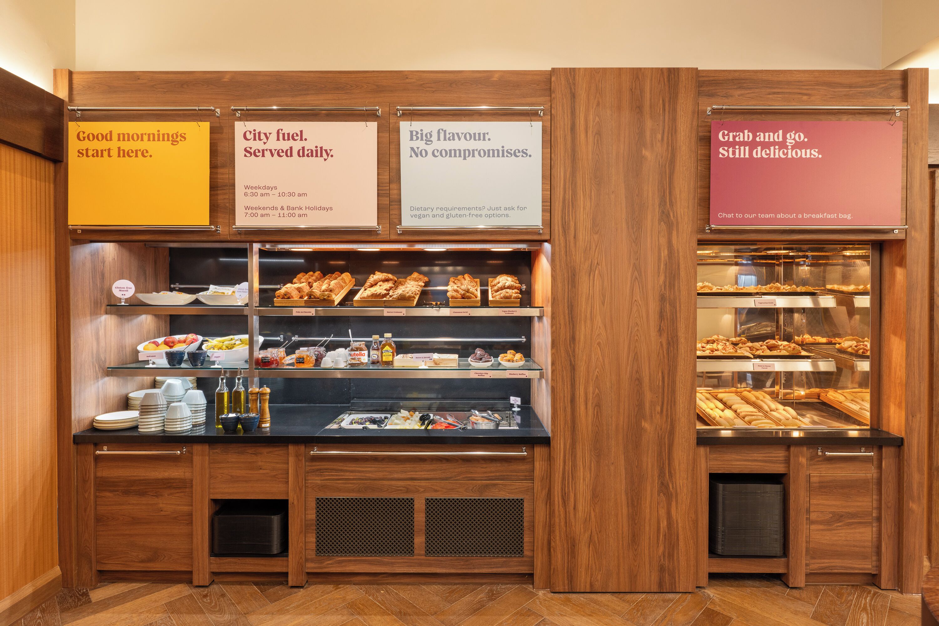 Daily continental breakfast for a fee