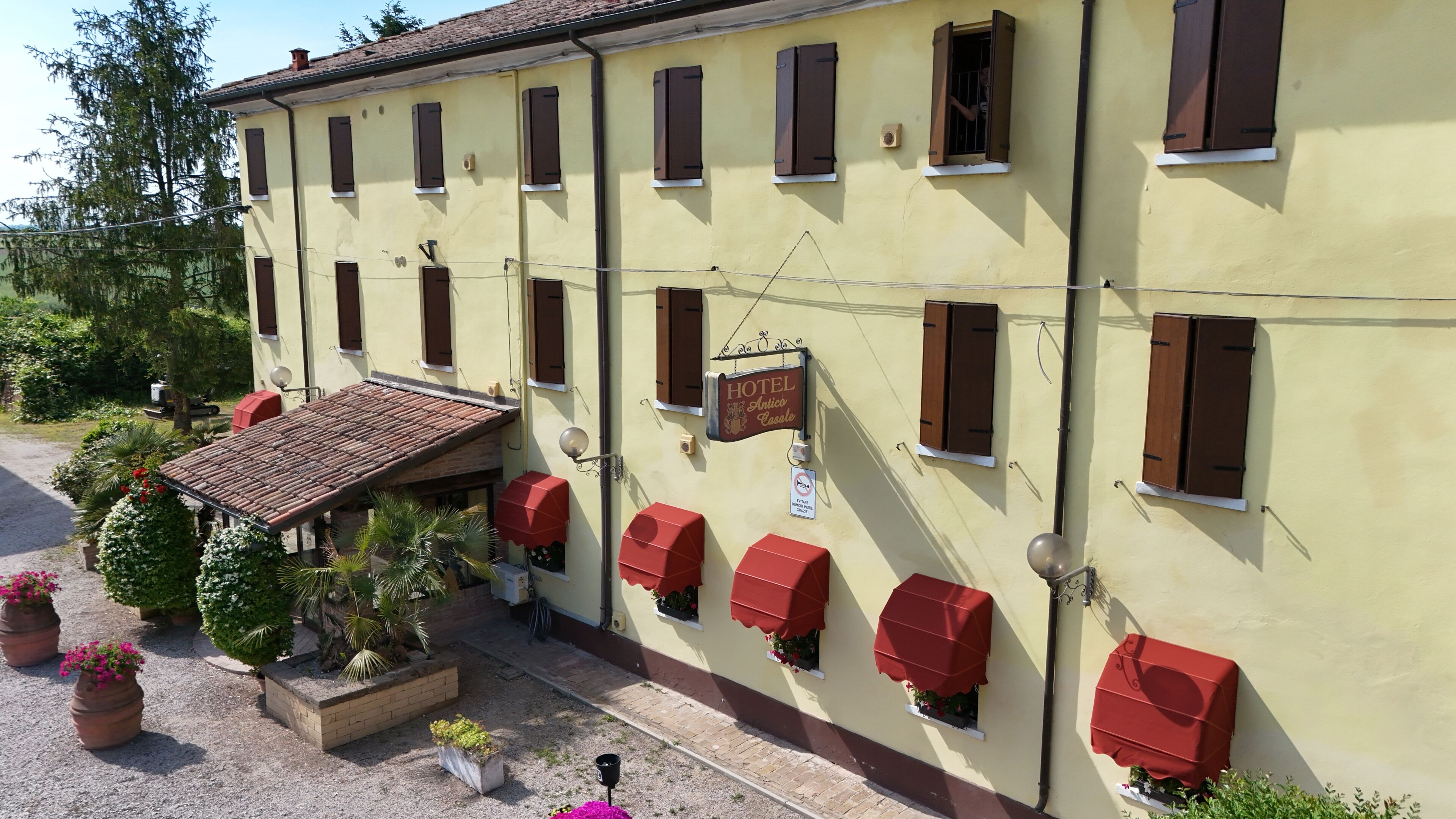 Fassade der Unterkunft