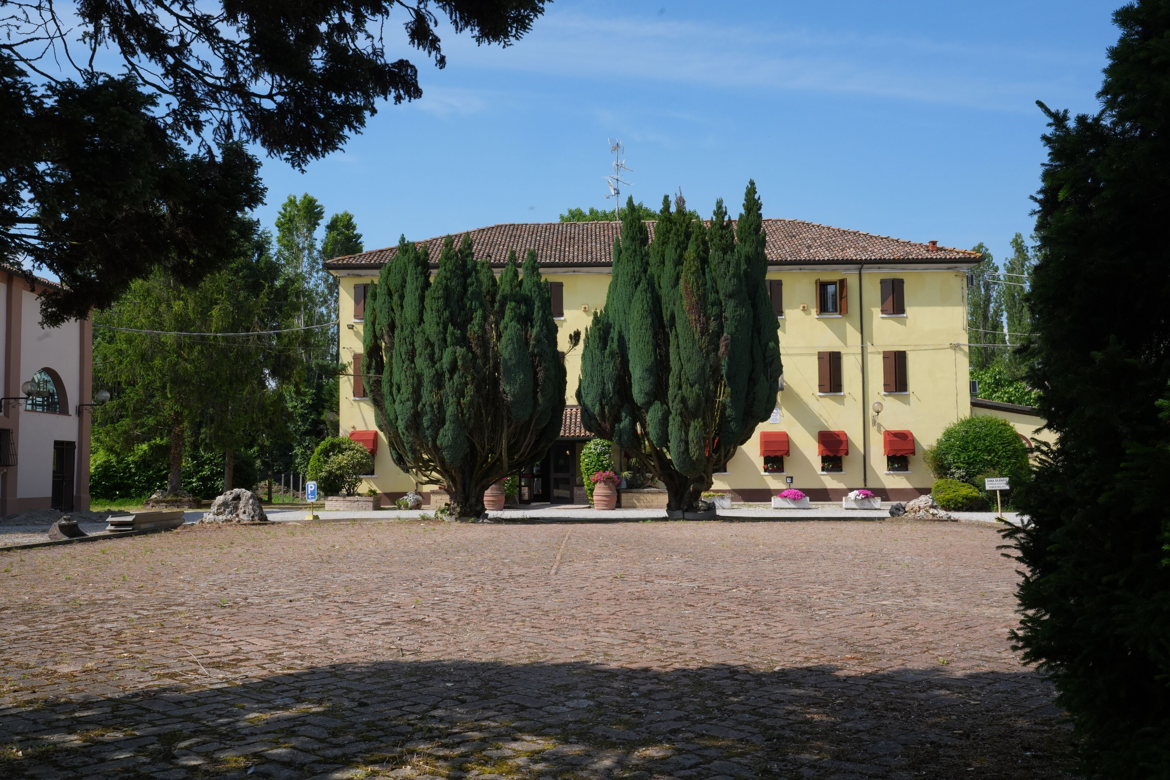 Façade de l’hébergement
