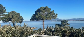 Le Paradis de Coti-chivari: sea view, maquis and eucalyptus forest.