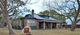 Luxurious German-Style Ranch Vacation Rental with Pool Access and Stunning Views in Bergheim, Texas