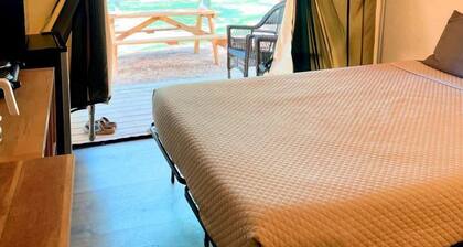 7 Son's Glamping Vacation in Kingsbury, TX
