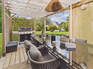 Outdoor dining - Charming house big garden near sea - 8 guests (Fouesnant)
