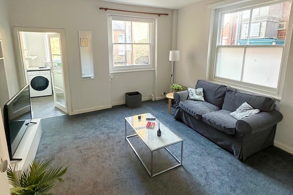 Living area - Charming London Apartment in Chelsea/ Fulham (London)