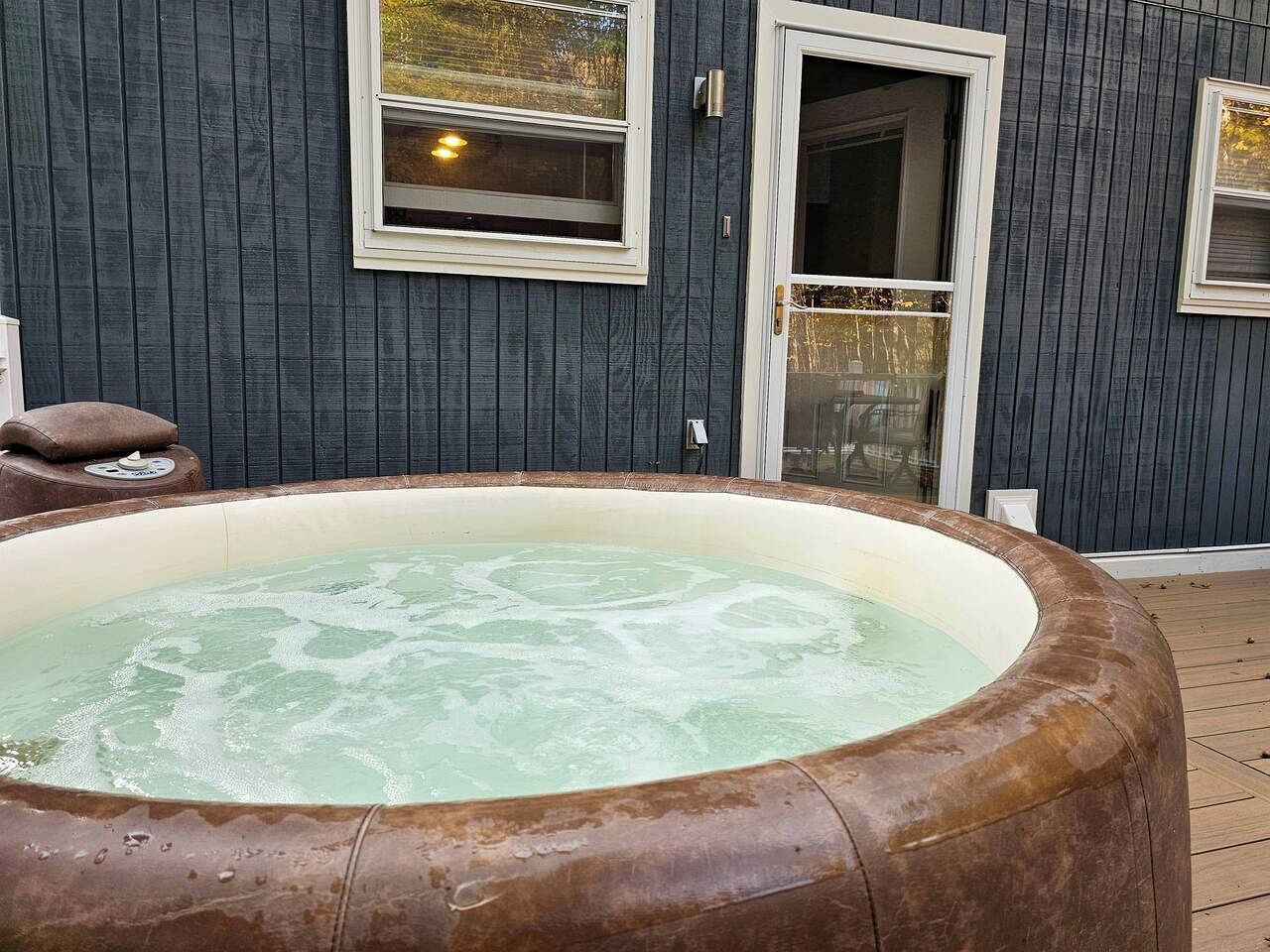 Utendørs boblebad