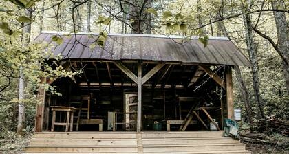 Secluded Woodland Cabin Near Waterfalls and Forest Trails in Zirconia, North Carolina