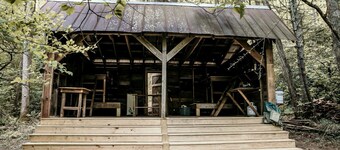Secluded Woodland Cabin Near Waterfalls and Forest Trails in Zirconia, North Carolina