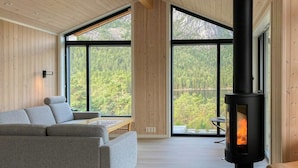 Interior - Modern cabin with panoramic views near Gautefall (Treungen)