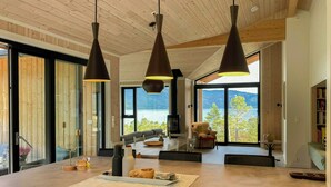 Dining - Modern cabin with panoramic views near Gautefall (Treungen)