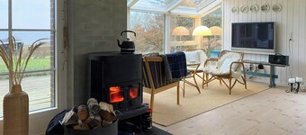 Cozy holiday home with fjord views on Fur