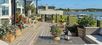 Semesterhus vid vattnet i Munkebo