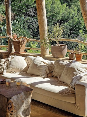 Terrace/patio - Vintage house with terrace on the Elba Island (Seccheto)