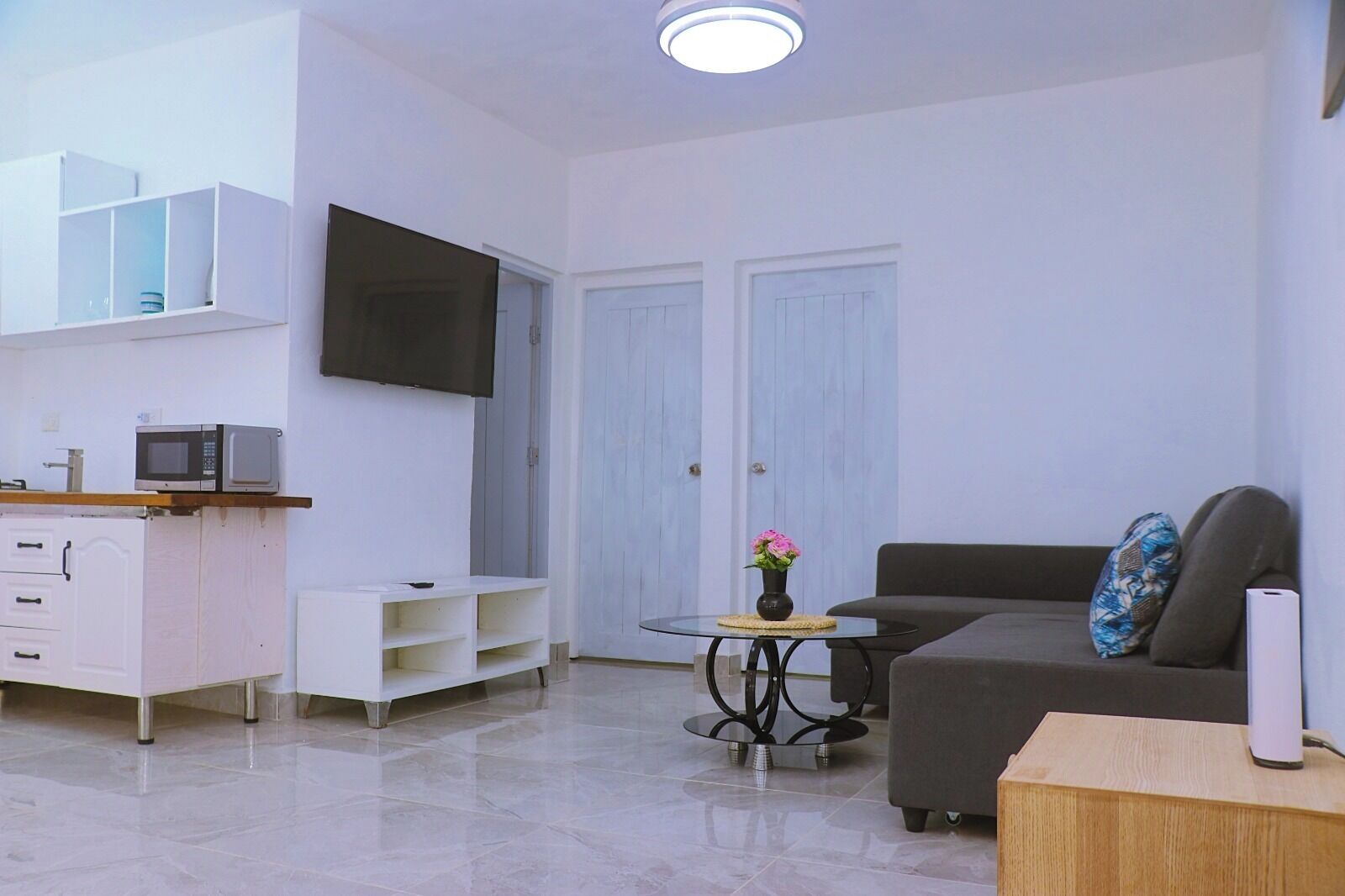Luxury Apartment, Sea View | Living area