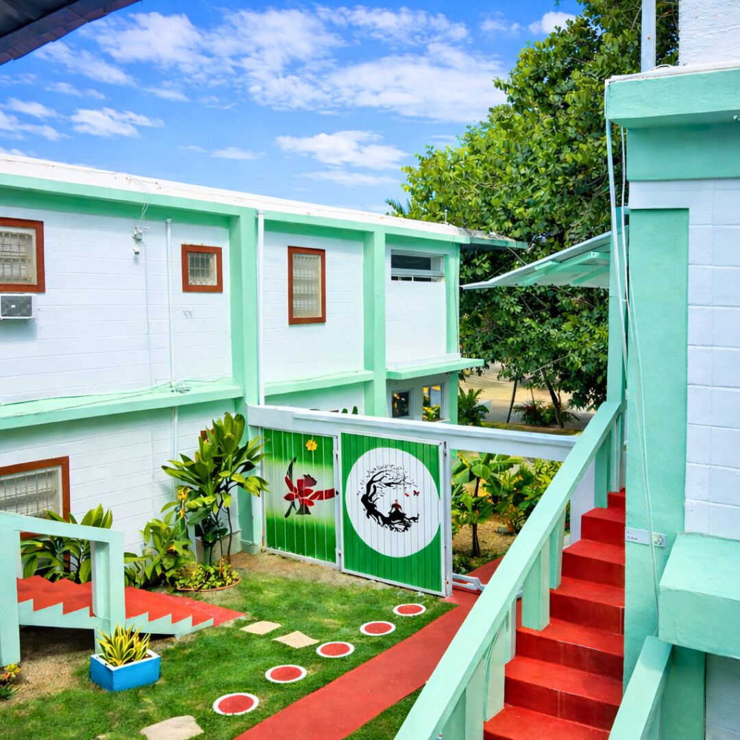 Khuôn viên nơi lưu trú