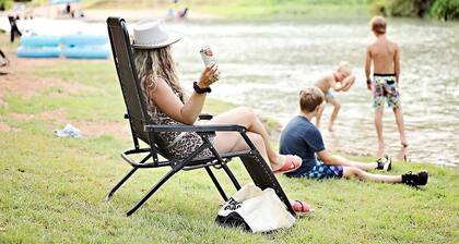 Texas Glamping at its Finest in Safari Tents on the San Marcos River
