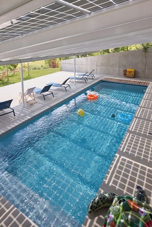 Pool - Restored French estate in medieval Lauzerte (Montagudet)