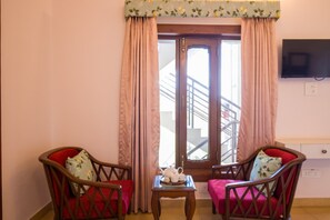 Deluxe Quadruple Room, City View | View from room - GhumoG Stay's (Kasauli)