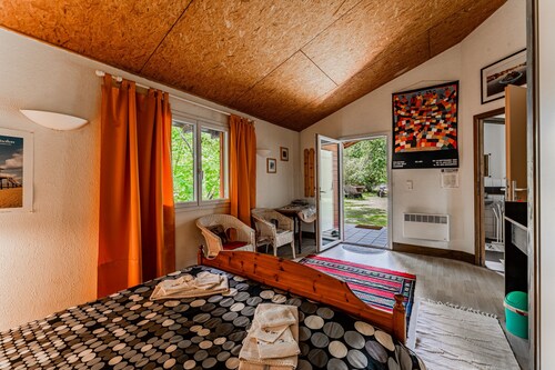 Studio « Le Cabanon Mios » avec terrasse privée et Wi-Fi