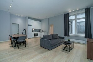 Apartamento clássico | Área de estar