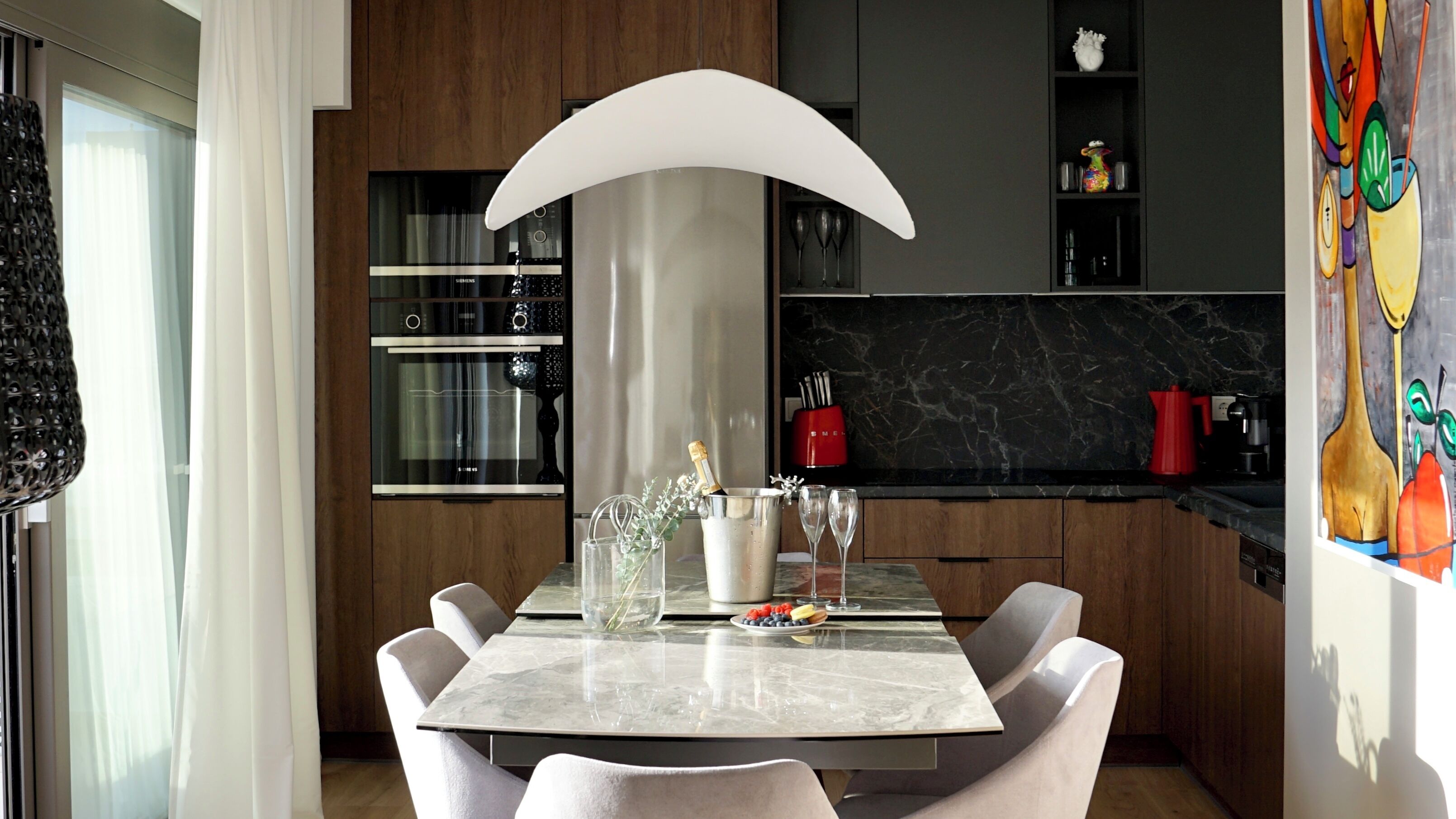Junior Apartment, Balcony | Dining