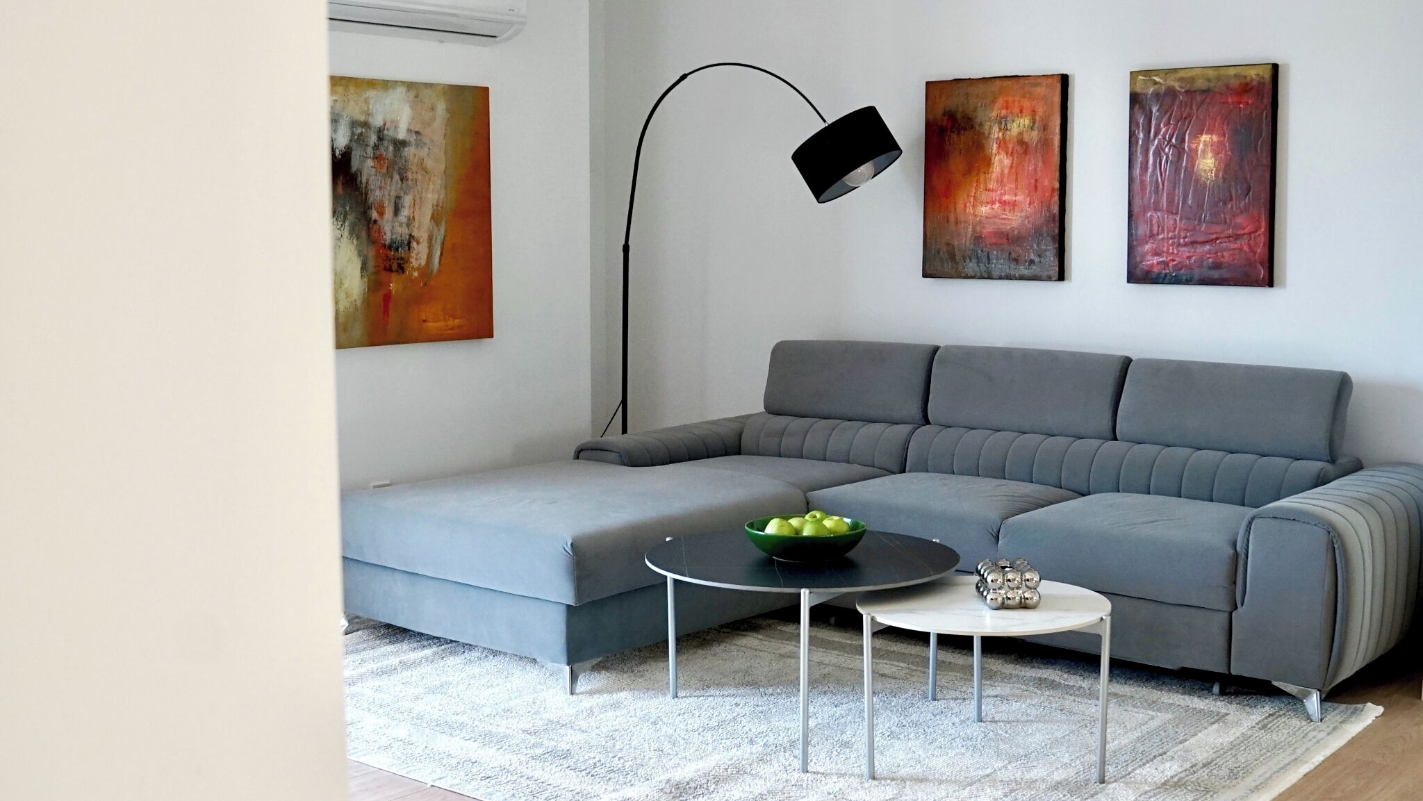 Junior Apartment, Balcony | Living area | 40-inch flat-screen TV with cable channels