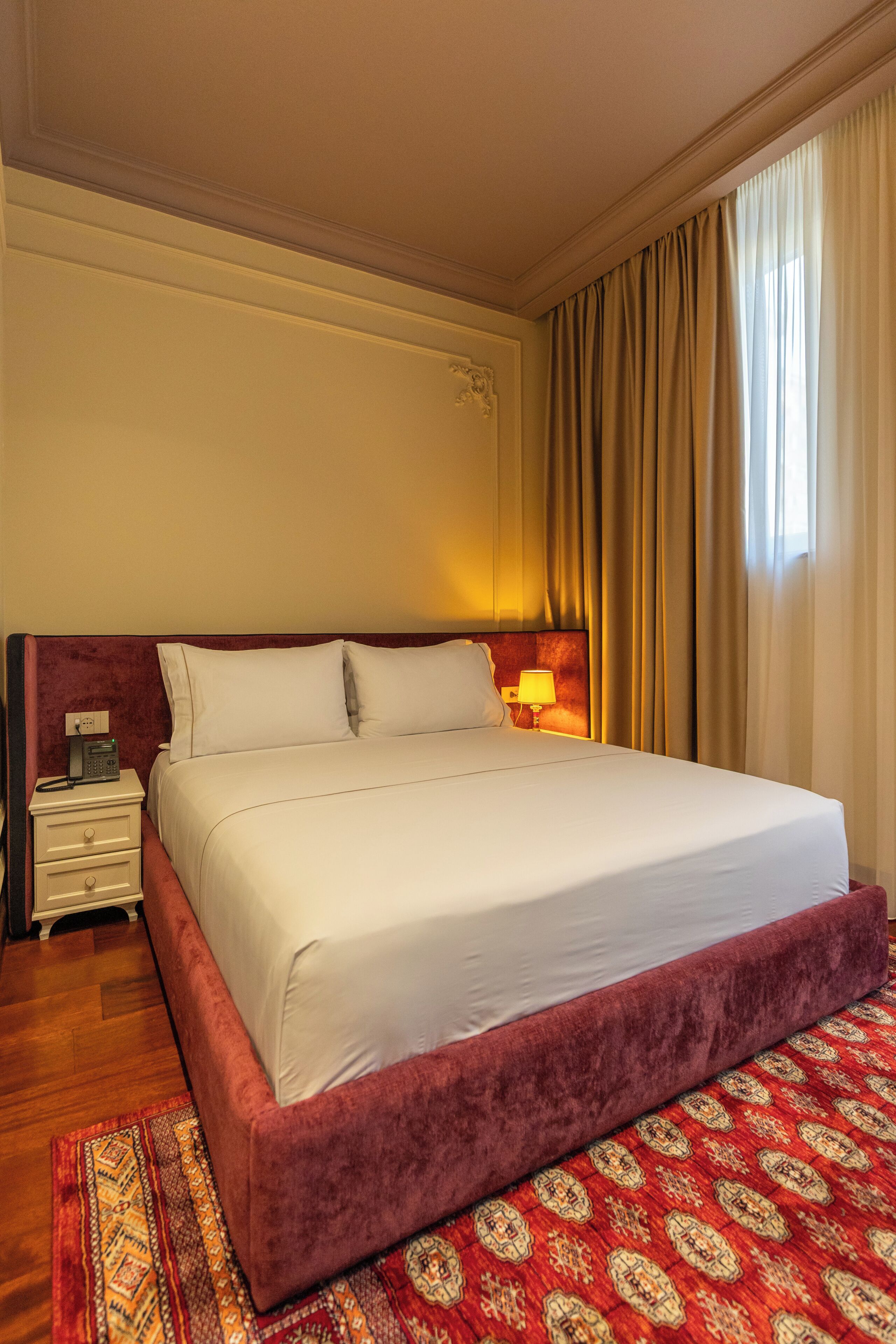 Deluxe Double Room, Balcony, City View | Frette Italian sheets, premium bedding, memory foam beds