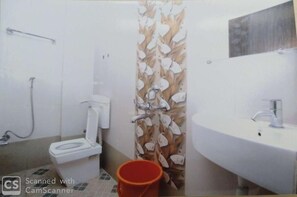 Standard Double Room, Patio, City View | Bathroom - Rajhuns Deluxe Lodging (Kolhapur)