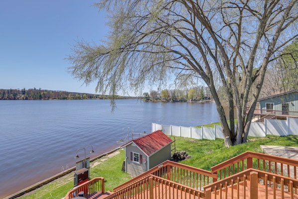 Interior - Waterfront Cabin w/ Boat Slip & Views in Croton! (Newaygo)