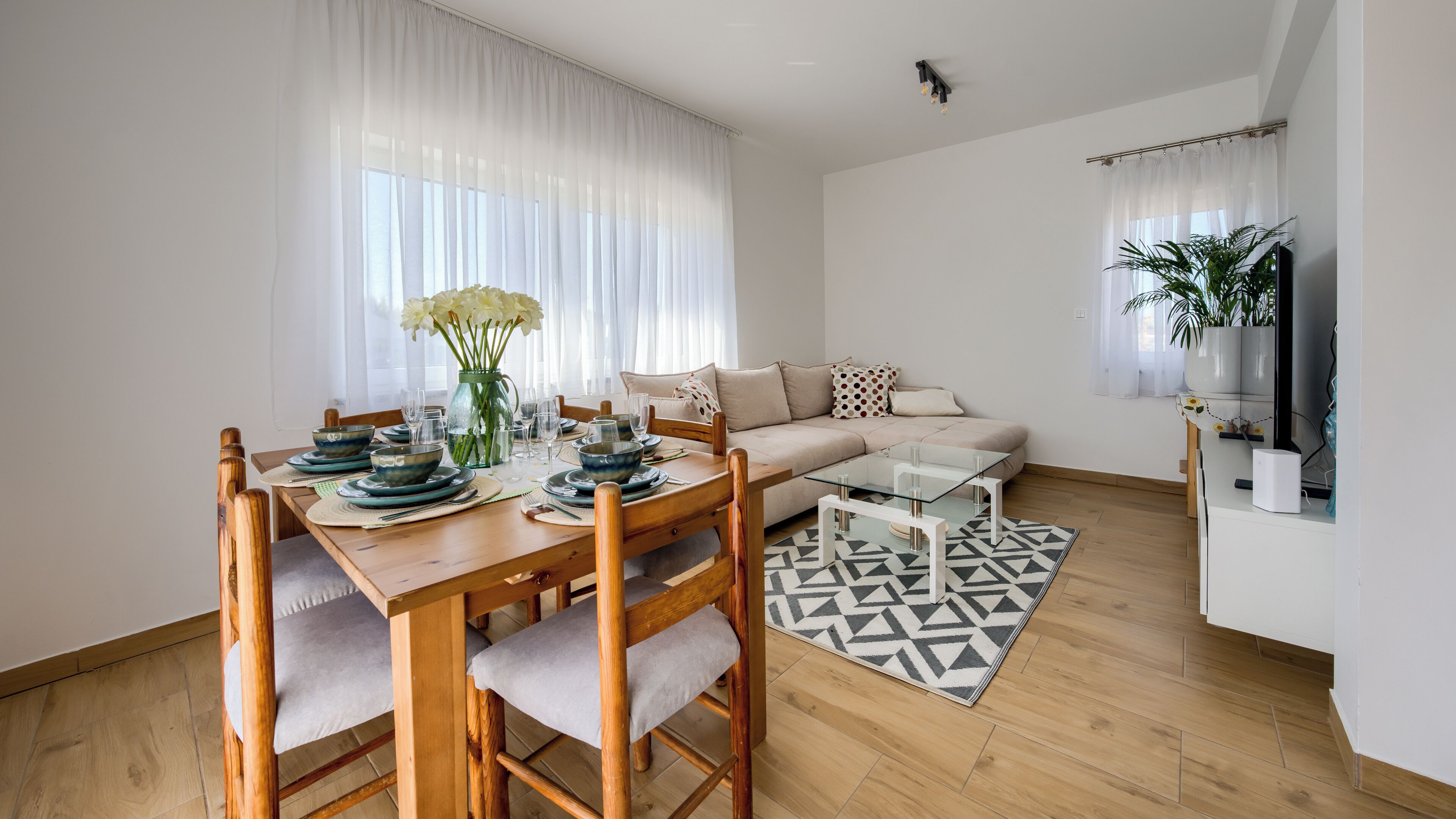Ferienhaus (2) | Wohnbereich | Flachbildfernseher