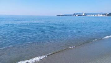 On the beach