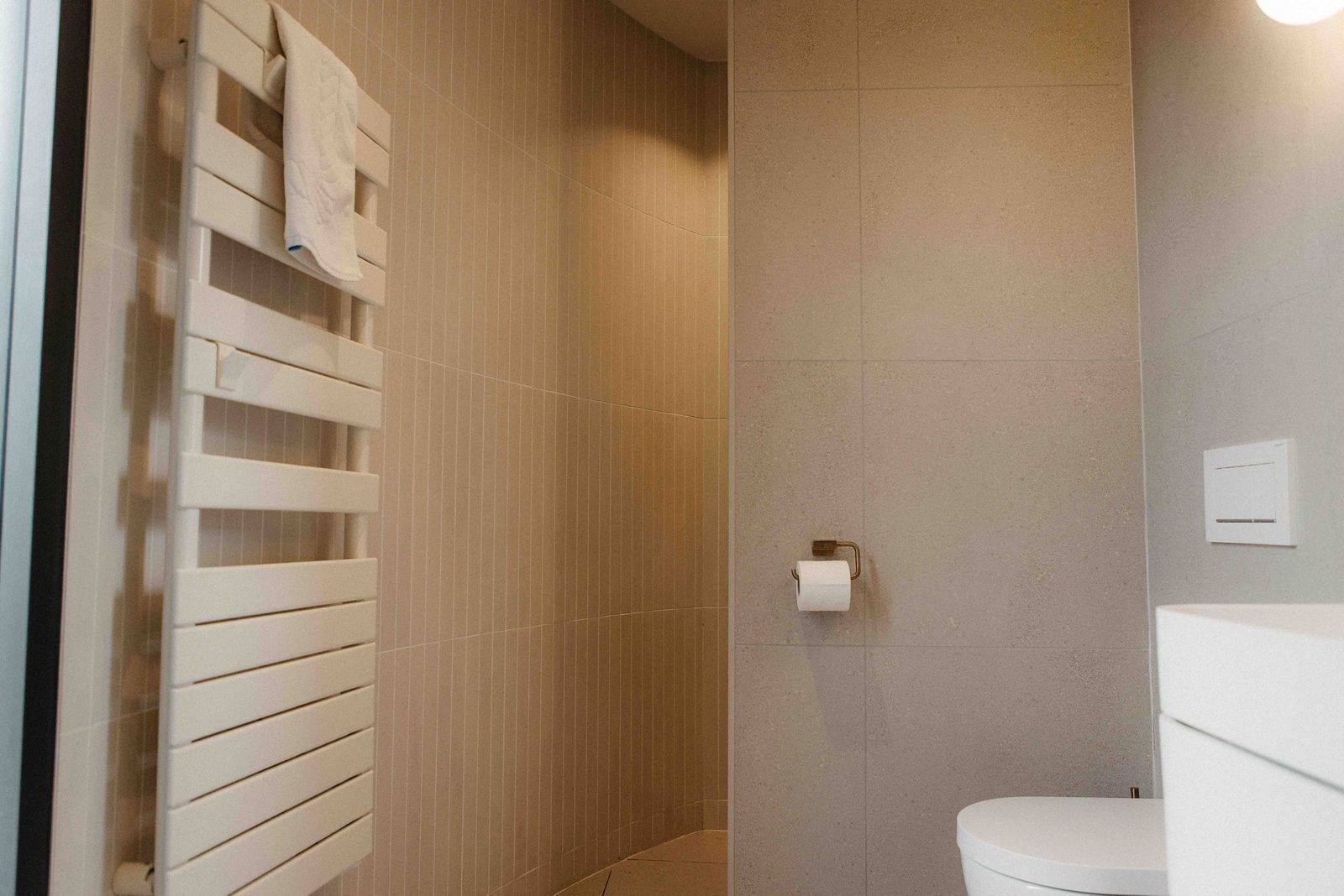 Shower, towels