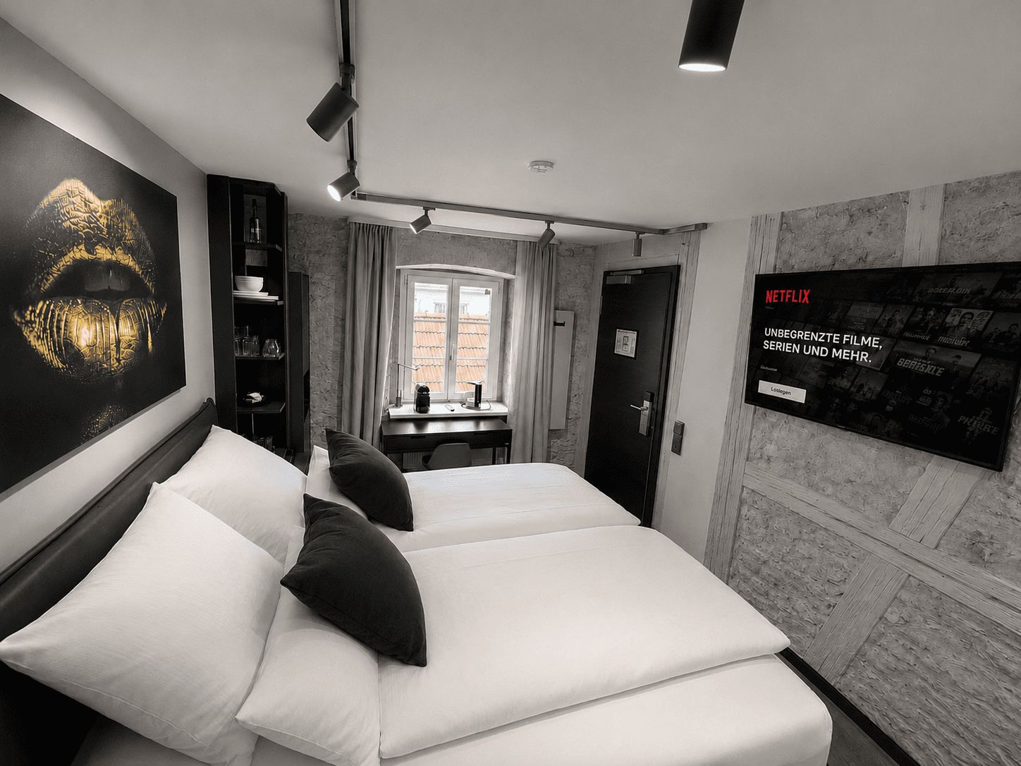 Habitación estándar doble, 1 cama de matrimonio grande, no fumadores, baño privado | Ropa de cama de alta calidad, cortinas opacas, sistema de insonorización