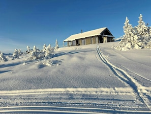 Exterior - Cabin by cross-country trails near Høgevarde (Flå)