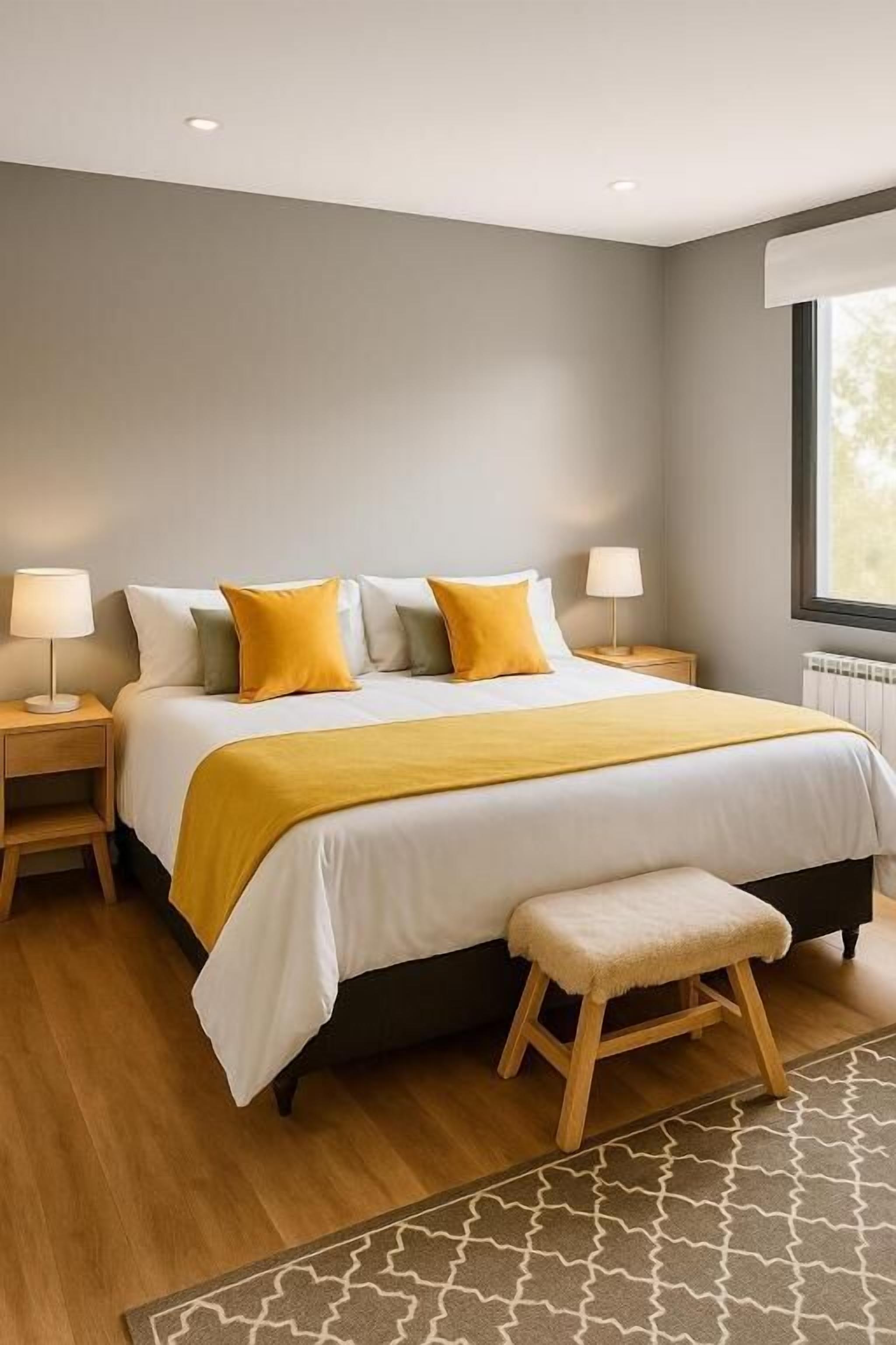 Superior-Doppelzimmer | Zimmersafe, Verdunkelungsvorhänge, kostenloses WLAN