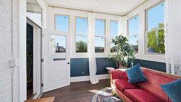 Condo, 1 Queen Bed, Kitchen (The Bavarian Inn 5) | Living area